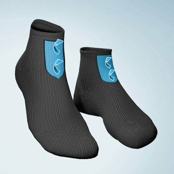 Ski Socks UYN Man Ski One Merino Socks Anthracite/Turquoise 35-38 Ski Socks - 8
