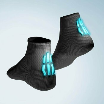 Lyžařské ponožky UYN Man Ski One Merino Socks Anthracite/Turquoise 39-41 Lyžařské ponožky - 7