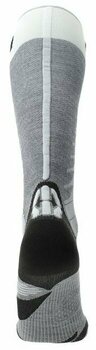 Ski Socks UYN Man Ski One Merino Socks Grey Melange/White 39-41 Ski Socks - 4