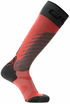 Ski Socks UYN Lady Ski One Merino Socks Pink/Black 35-36 Ski Socks - 3