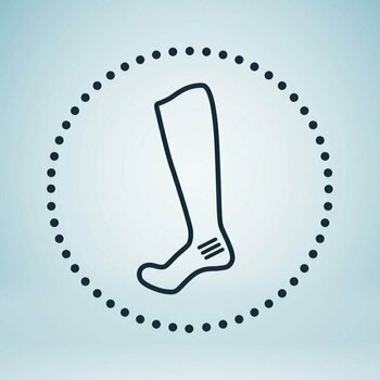 Lyžiarske ponožky UYN Ski Evo Race Lady Socks White/Water Green 39-40 Lyžiarske ponožky - 13