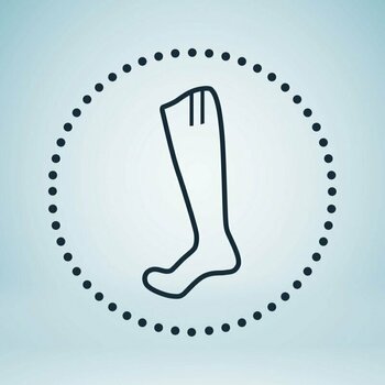 Lyžiarske ponožky UYN Ski Cross Country Man Socks Black/Mouline 35-38 Lyžiarske ponožky - 11