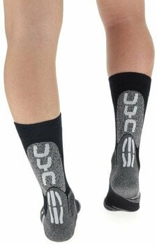 Ski Socks UYN Ski Cross Country Man Socks Black/Mouline 39-41 Ski Socks - 3