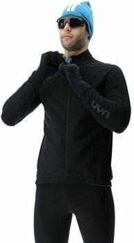 Ski Jacket UYN Man Cross Country Skiing Coreshell Jacket Black/Black/Turquoise M - 3