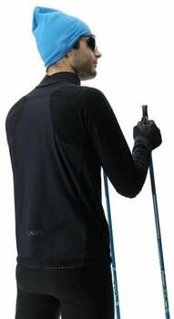 Ski Jacket UYN Man Cross Country Skiing Coreshell Jacket Black/Black/Turquoise M - 8