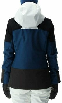 Casaco de esqui UYN Lady Natyon Snowqueen Jacket Full Zip Optical White/Blue Poseidon/Black S - 2