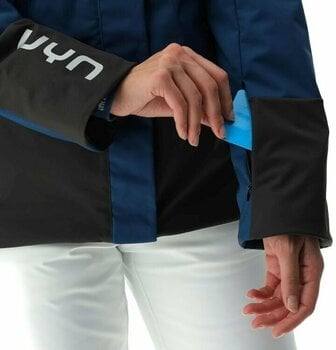 Smučarska bunda UYN Lady Natyon Snowqueen Jacket Full Zip Optical White/Blue Poseidon/Black S - 3