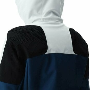 Síkabát UYN Lady Natyon Snowqueen Jacket Full Zip Optical White/Blue Poseidon/Black S - 7