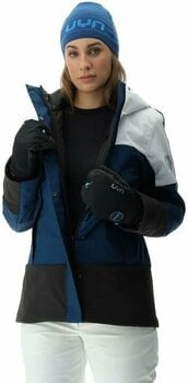 Lyžiarska bunda UYN Lady Natyon Snowqueen Jacket Full Zip Optical White/Blue Poseidon/Black S - 8