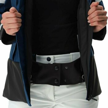 Μπουφάν Σκι UYN Lady Natyon Snowqueen Jacket Full Zip Optical White/Blue Poseidon/Black M - 5