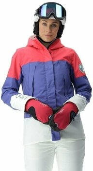 Casaco de esqui UYN Lady Natyon Snowqueen Jacket Full Zip Pink Yarrow/Blue Iris/Optical White S - 8