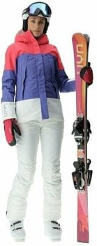 Chaqueta de esquí UYN Lady Natyon Snowqueen Jacket Full Zip Pink Yarrow/Blue Iris/Optical White M - 11