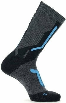 СКИ чорапи UYN Man Ski Cross Country 2In Socks Anthracite/Blue 39-41 СКИ чорапи - 3