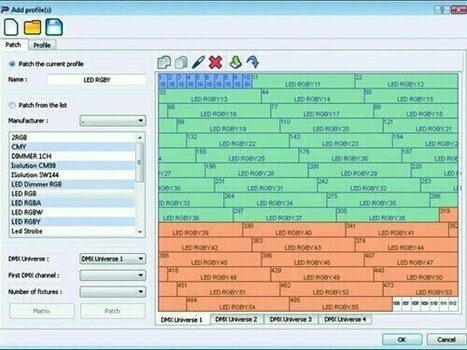 DMX-software, Grænseflade Eurolite LED PC-Control 512 DMX-software, Grænseflade - 4