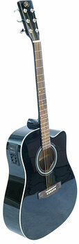 Dreadnought elektro-akoestische gitaar SX SD1-CE Black - 2