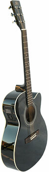 electro-acoustic guitar SX SD2-CE Black - 3