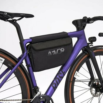 Saco para bicicletas AEVOR Frame Bag Bolsa de quadro Proof Black 4,5 L - 10