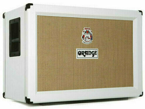 Guitar Cabinet Orange PPC212 2 x 12 Closed Back Cabinet, Limited Edition White - 2