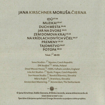 CD de música Jana Kirschner - Moruša Čierna (CD) - 5