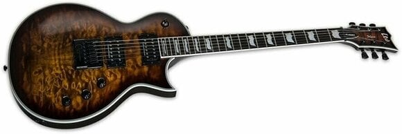 Electric guitar ESP LTD EC-1000ET-QM Dark Brown Sunburst - 3