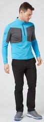 Hanorac/Pulover Callaway Aquapel 1/2 Zip Mixed Media Malibu Blue/Caviar XL Pulover - 5