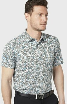 Polo majice Callaway Mens Artificial Nature Print Black Lichen S Polo majice - 3