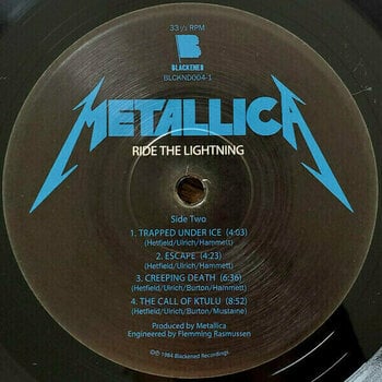 Vinyylilevy Metallica - Ride The Lightning (LP) - 3