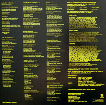 Vinyl Record Metallica - Ride The Lightning (LP) - 5