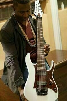 Električna kitara Ibanez TAM10 8-string Tosin Abasi signature White - 2