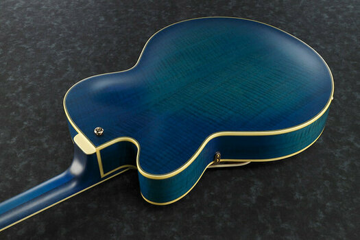 Semi-Acoustic Guitar Ibanez AFJ91 Hollow Body Jet Blue Burst Flat - 2