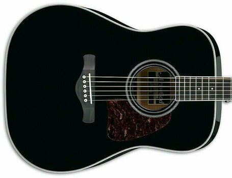 Guitare acoustique Ibanez AW70 Artwood Dreadnought Black High Gloss - 2