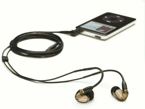 Slušalke za v uho Shure SE535-V Sound Isolating Earphones - Metallic Bronze - 4