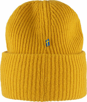 Zimowa czapka Fjällräven 1960 Logo Hat Mustard Yellow Zimowa czapka - 2