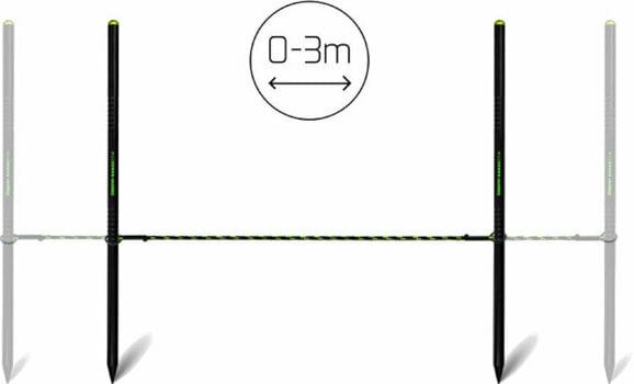 Rybársky doplnok a príslušenstvo Delphin Distance Sticks RangeSTIX 3 m-48 cm - 4