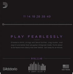 Χορδές για Ηλεκτρική Κιθάρα D'Addario NYXL1149 Χορδές για Ηλεκτρική Κιθάρα - 1