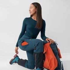 Outdoorové nohavice Fjällräven Bergtagen Touring W Black 36 Outdoorové nohavice - 6