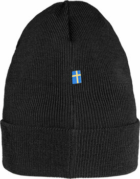 Lyžařská čepice Fjällräven Classic Knit Hat Black Lyžařská čepice - 3