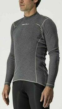 Jersey/T-Shirt Castelli Flanders Warm Long Sleeve Gray S - 2