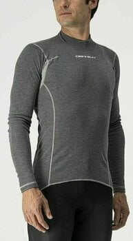 Maillot de cyclisme Castelli Flanders Warm Long Sleeve Sous-vêtements fonctionnels Gray M - 3