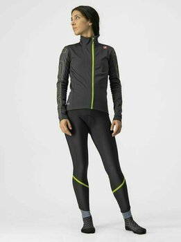 Cycling Jacket, Vest Castelli Transition W Jacket Dark Gray/Brilliant Yellow XS Jacket - 6