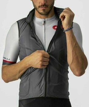 Casaco de ciclismo, colete Castelli Aria Vest Dark Gray S Colete - 5