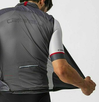 Biciklistička jakna, prsluk Castelli Aria Vest Dark Gray M Prsluk - 4