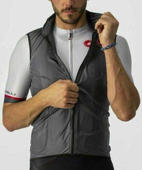 Biciklistička jakna, prsluk Castelli Aria Vest Dark Gray M Prsluk - 5
