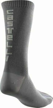 Pyöräilysukat Castelli Bandito Wool 18 Sock Nickel Gray S/M Pyöräilysukat - 2