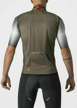 Biciklistička jakna, prsluk Castelli Aria Vest Moss Brown XL Prsluk - 2