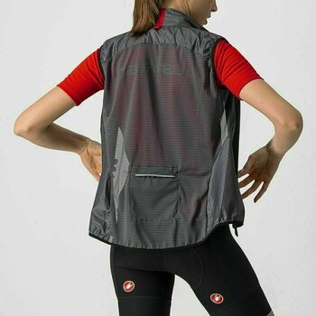 Cykeljacka, väst Castelli Aria W Vest Dark Gray M Väst - 3