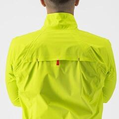 Casaco de ciclismo, colete Castelli Emergency 2 Rain Jaqueta Electric Lime S - 3