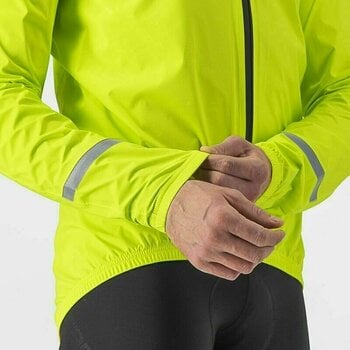 Cycling Jacket, Vest Castelli Emergency 2 Rain Jacket Electric Lime S Jacket - 6
