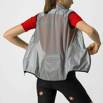 Cycling Jacket, Vest Castelli Aria W Vest Silver Gray S Vest - 5