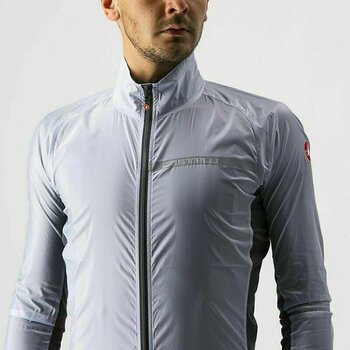 Veste de cyclisme, gilet Castelli Squadra Stretch Jacket Silver Gray/Dark Gray 2XL Veste - 5
